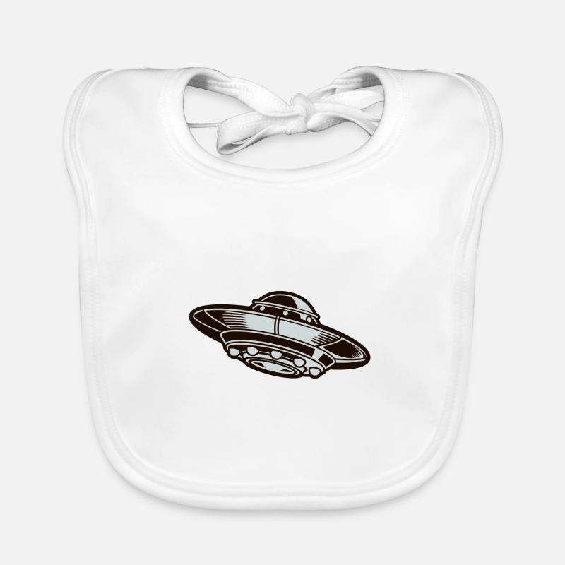 OVNI Soucoupe Alien Bavoir bio Bébé
