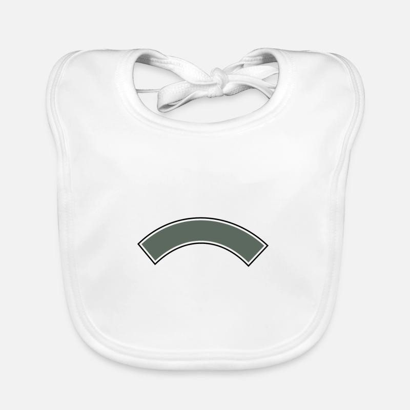 Banner bent flat Organic Baby Bibs