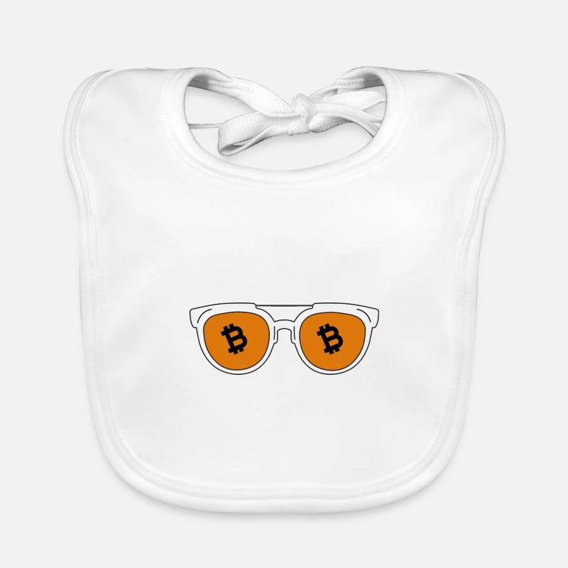 Bitcoin BTC Crypto Blockchain Coin Exchange Coin Organic Baby Bibs