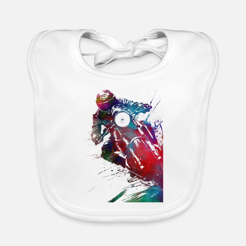 Motor racing #motor #sport Organic Baby Bibs
