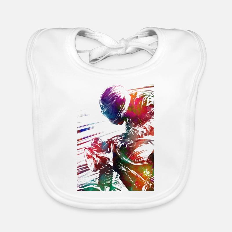 Motor racing #motor #sport Organic Baby Bibs