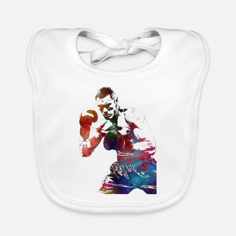 Boxe sportive #boxing Bavoir bio Bébé