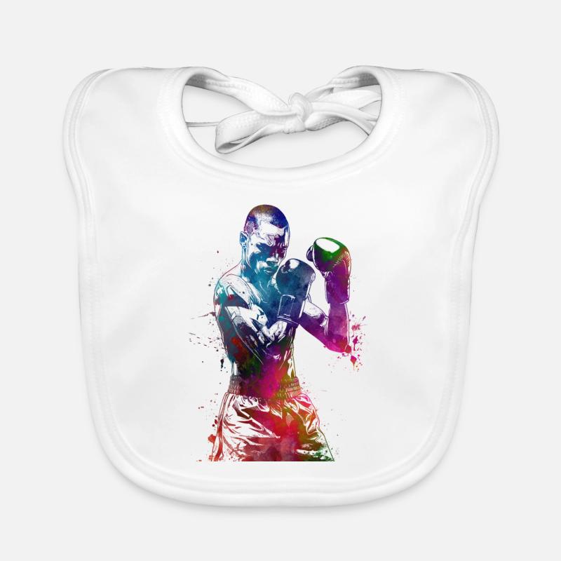 Boxe sportive #boxing Bavoir bio Bébé