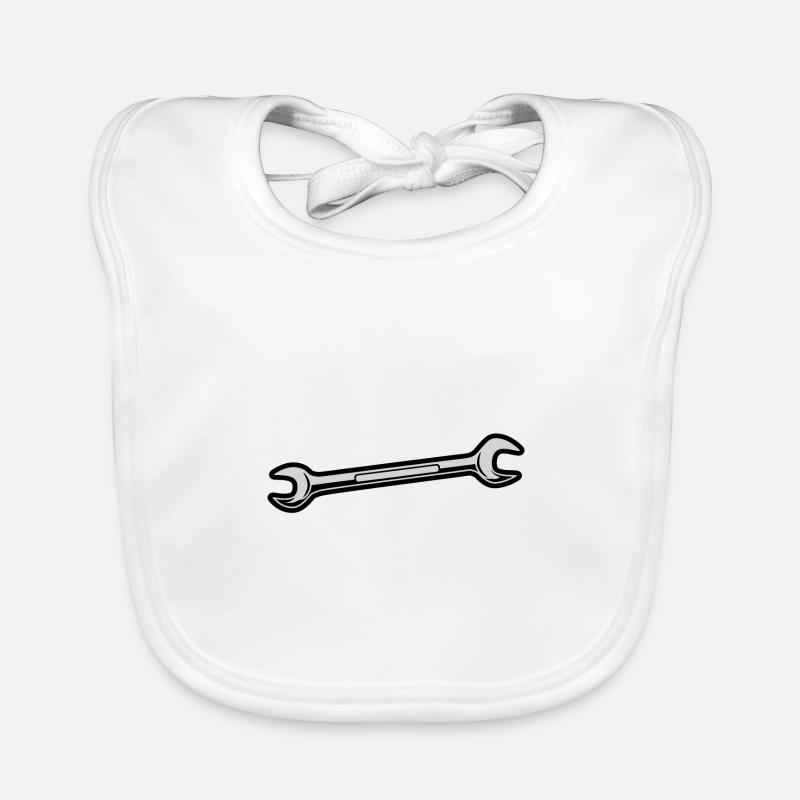 Wrench Tool Organic Baby Bibs