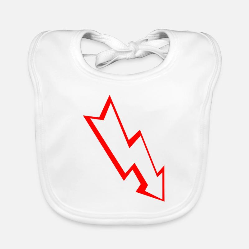 RED ARROW (BD) Bavoir bio Bébé