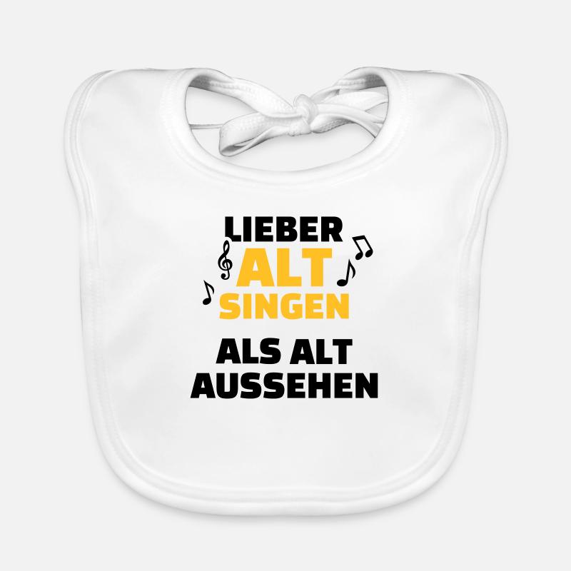 Chor - Baby Bio-Lätzchen - Weiß