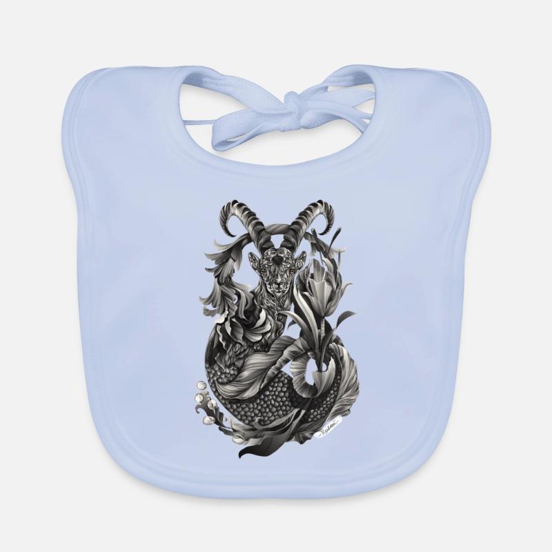 Steinbock Sternzeichen Baby Bio-Lätzchen