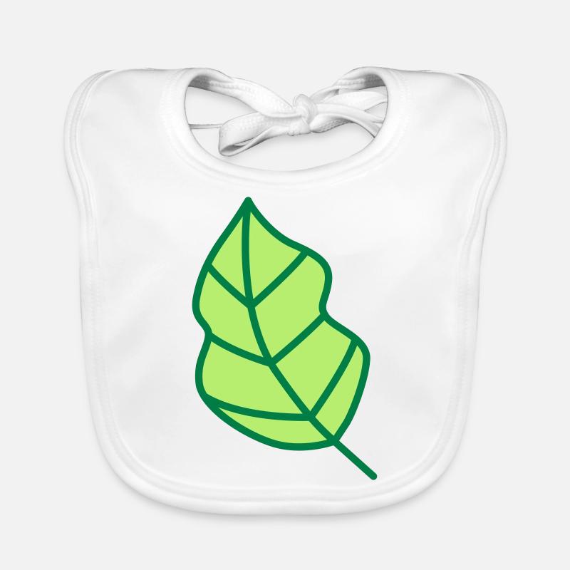feuille Bavoir bio Bébé