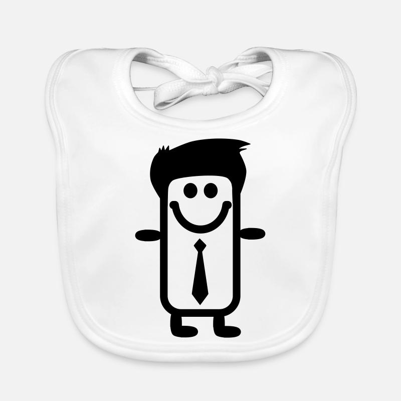 Männchen Baby Bio-Lätzchen