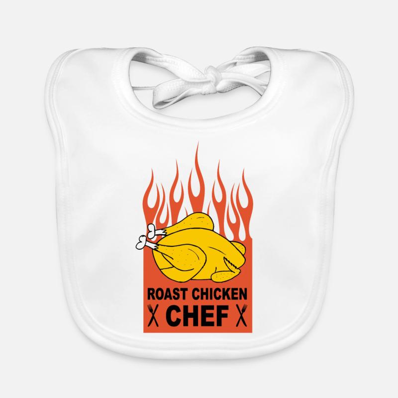 roast chicken chef Baby Bio-Lätzchen
