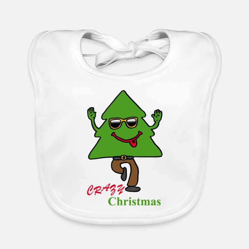 Christmas Tree, Christmas Tree, Christmas Tree Organic Baby Bibs