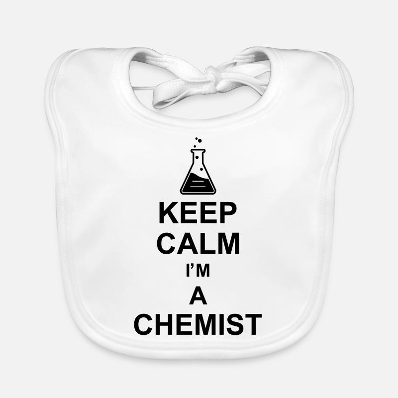 keep calm i'm a chemist kg10 Bavoir bio Bébé
