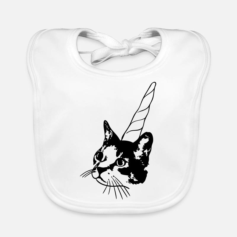 UNICORN CAT Baby Bio-Lätzchen