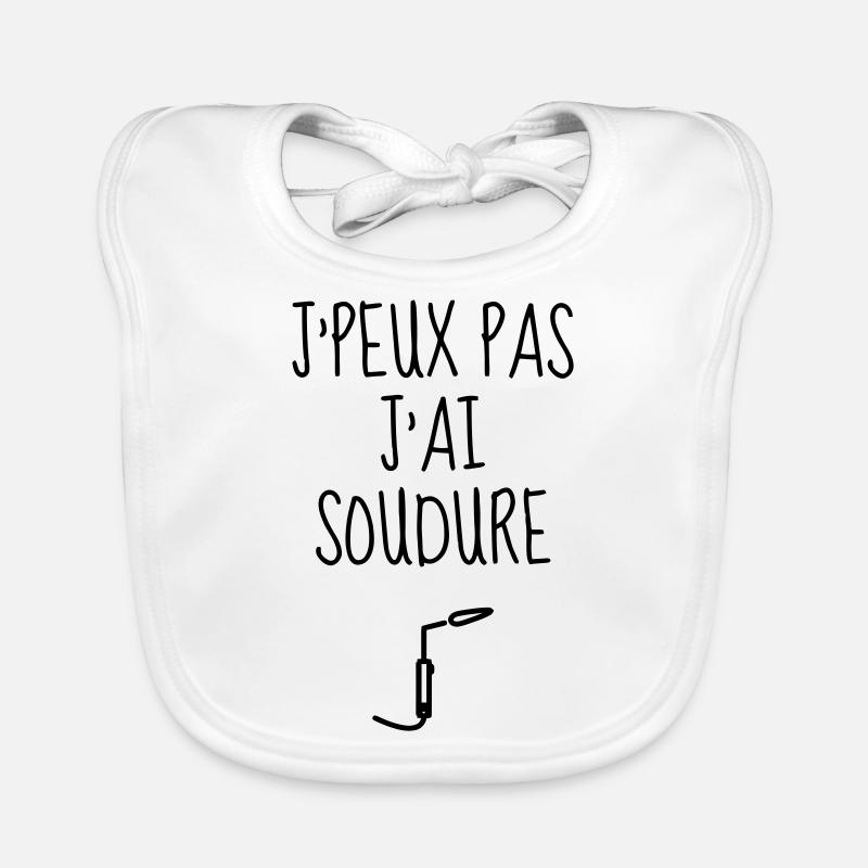 Welding Welder Schweißer Soudage Soudeur Organic Baby Bibs