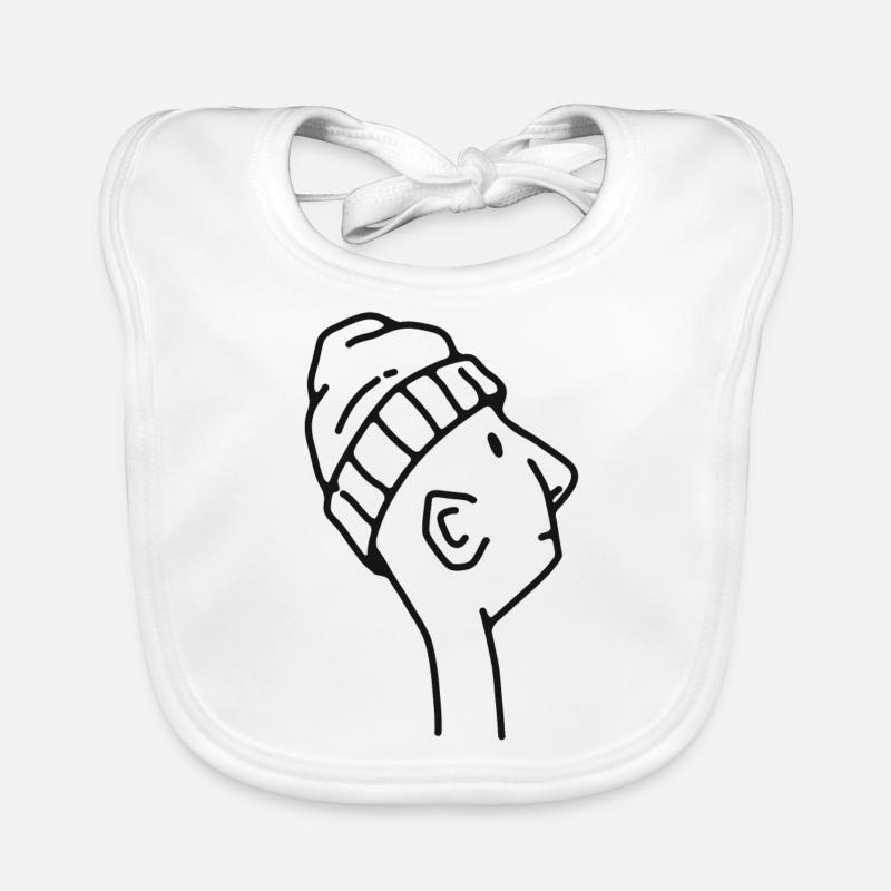 Funny guy Organic Baby Bibs