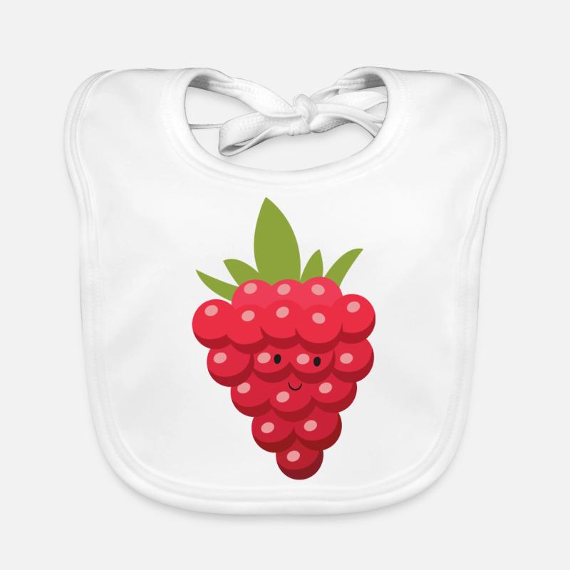 raspberry Organic Baby Bibs
