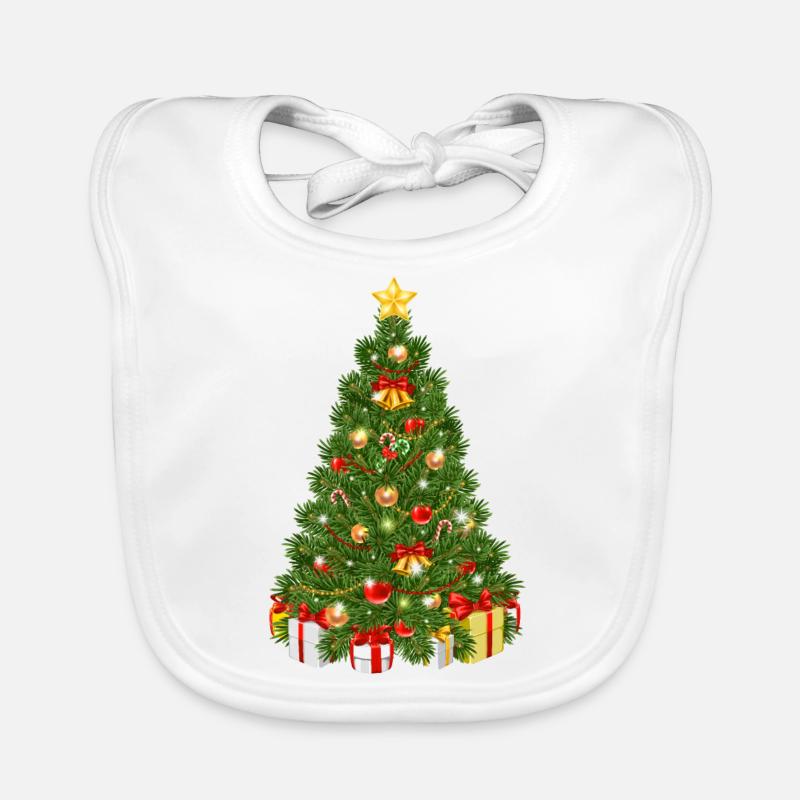 Arbre de Noël Bavoir bio Bébé