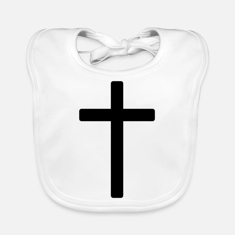 Croix Bavoir bio Bébé