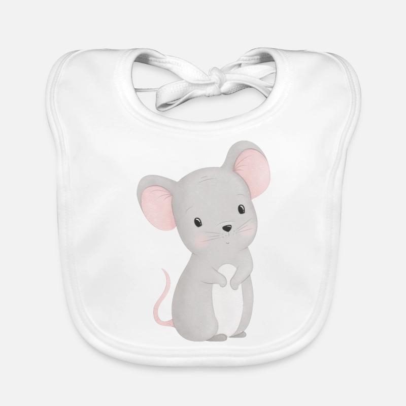 Souris Bavoir bio Bébé