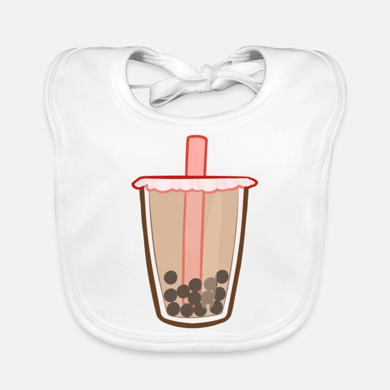 Bubble Tea Milch Tee Baby Bio-Lätzchen