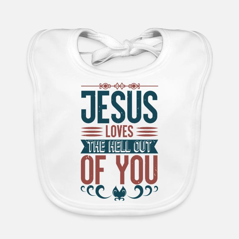 Baptême, communion et confirmation cadeaux Bavoir bio Bébé