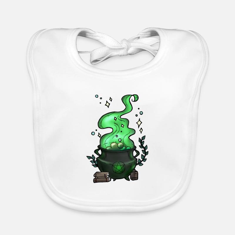 Original Witch's Cauldron Organic Baby Bibs