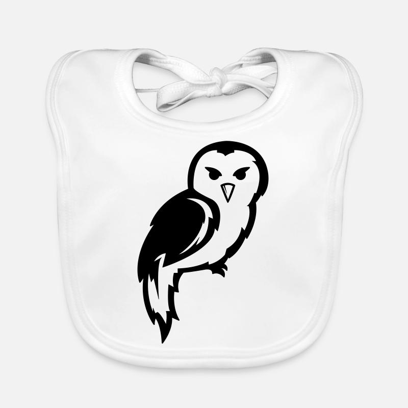 Hibou Bavoir bio Bébé