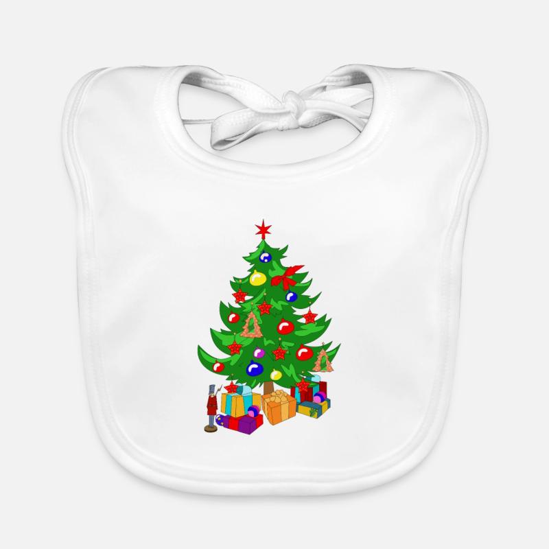 weihnachtsbaum christmas geschenk geschenkidee Baby Bio-Lätzchen