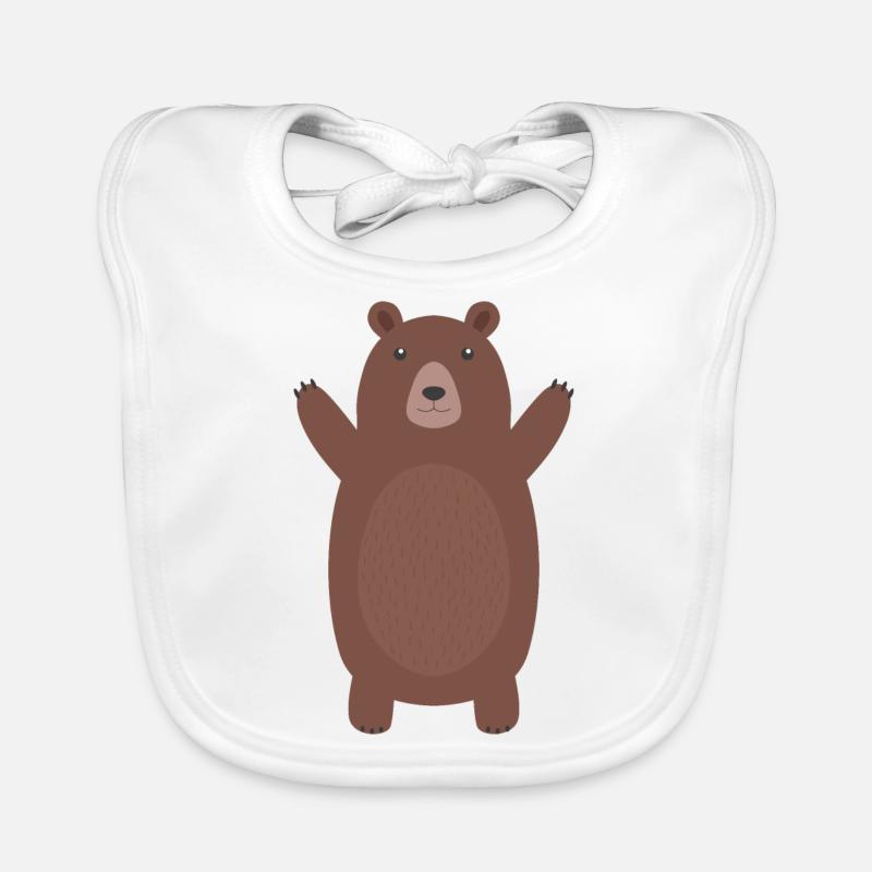 Ours Bavoir bio Bébé
