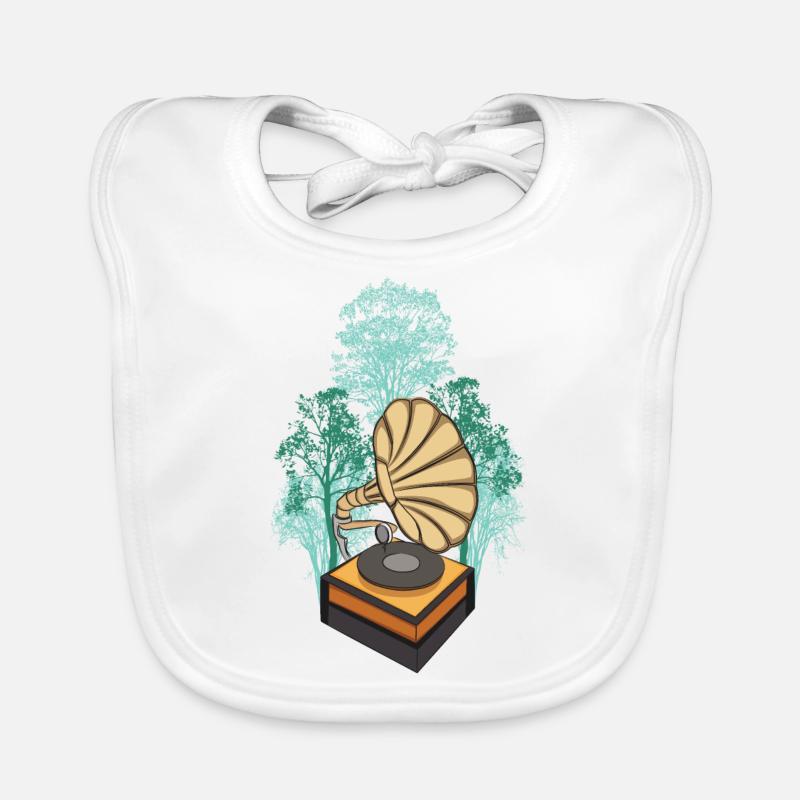 Gramophone de la nature Bavoir bio Bébé