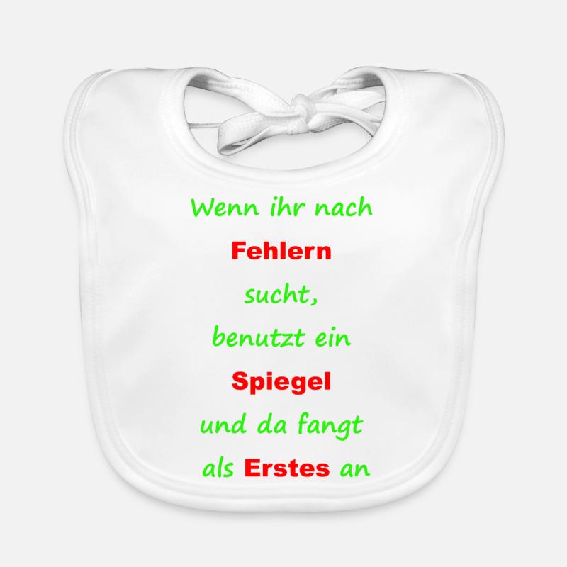 Fehler suchen Baby Bio-Lätzchen