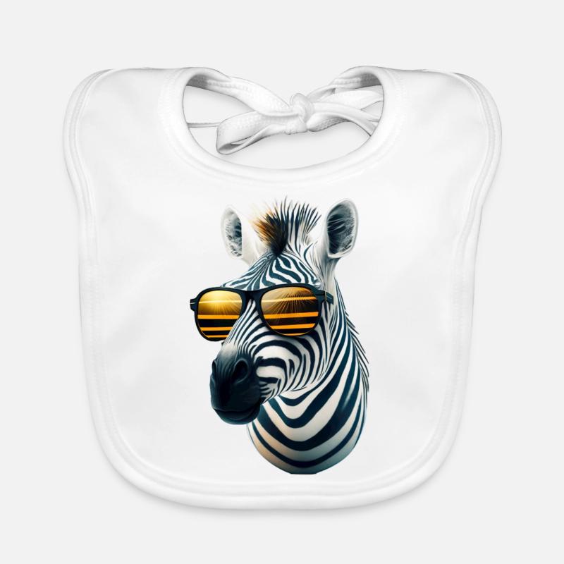 Zebra Organic Baby Bibs