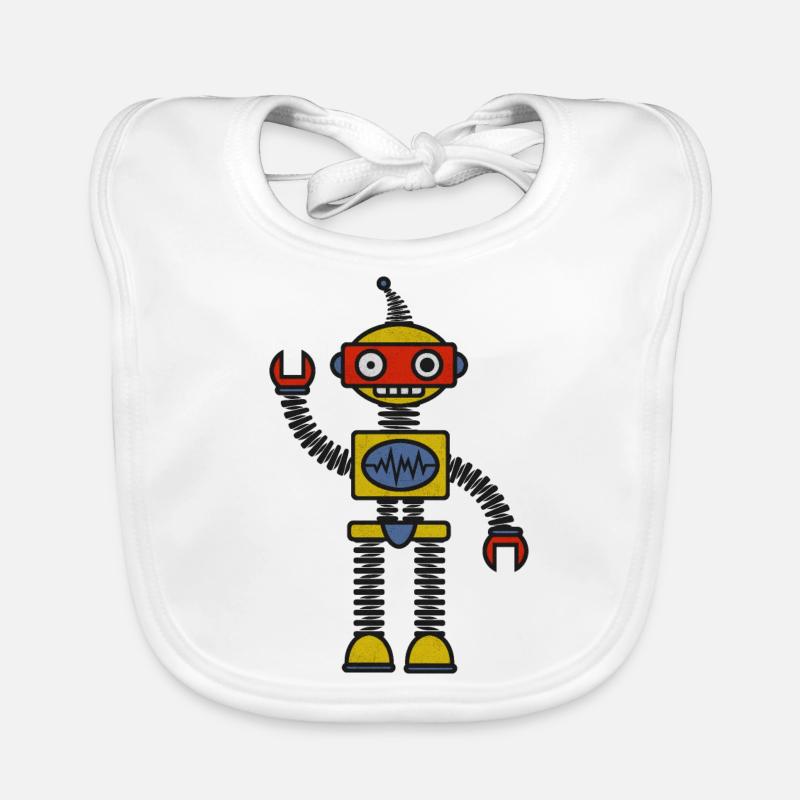 Roboter Baby Bio-Lätzchen