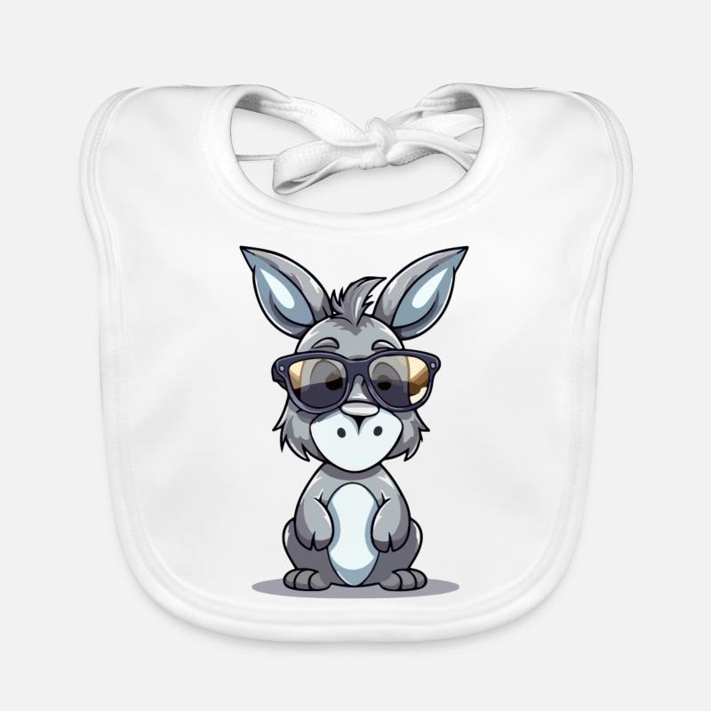 Tom l'âne Bavoir bio Bébé