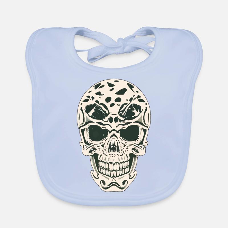 SCHÄDEL Baby Bio-Lätzchen