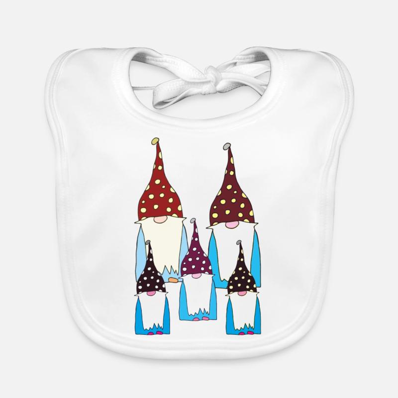 Gnome 5 Series Organic Baby Bibs
