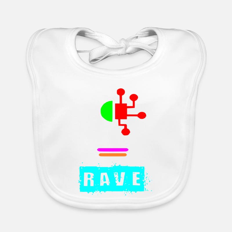 Ampoule de rave Bavoir bio Bébé