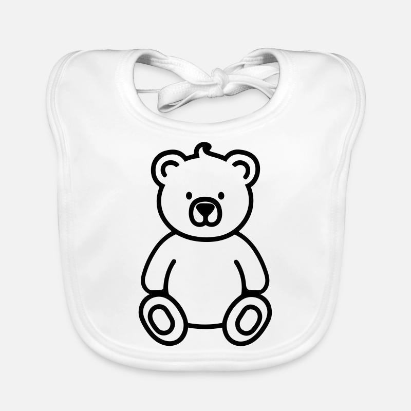 Teddybär Baby Bio-Lätzchen