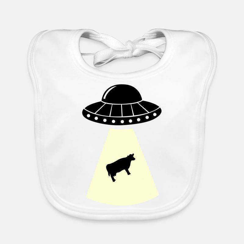 Vache OVNI Bavoir bio Bébé