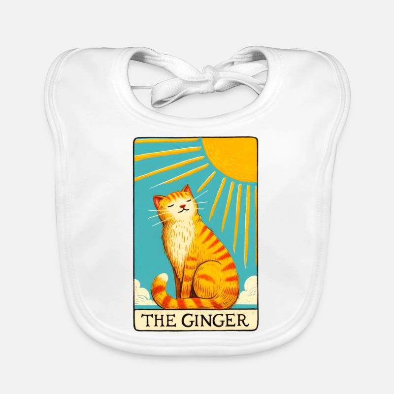 Tarot The Ginger Cat Organic Baby Bibs