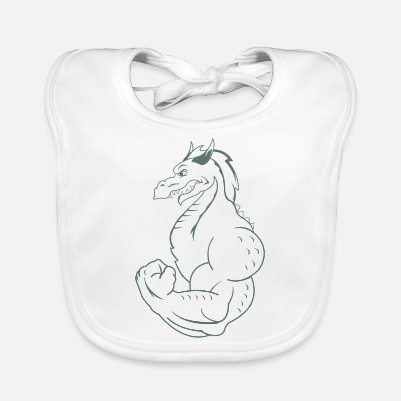 dragon fort Bavoir bio Bébé