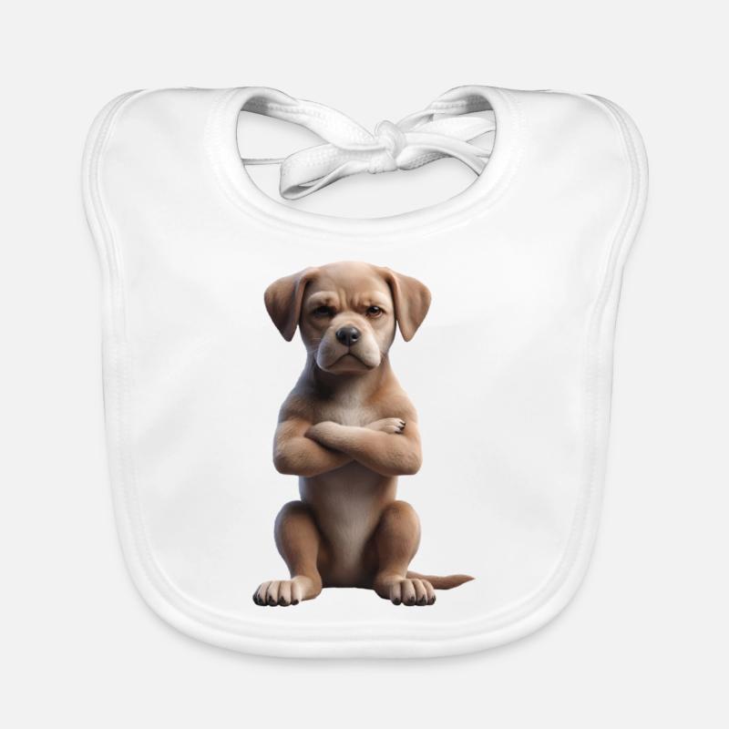 Chien sinistre 3 Bavoir bio Bébé