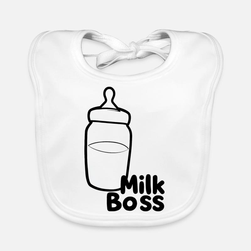 Pot de lait pour bébé avec couvercle Bavoir bio Bébé