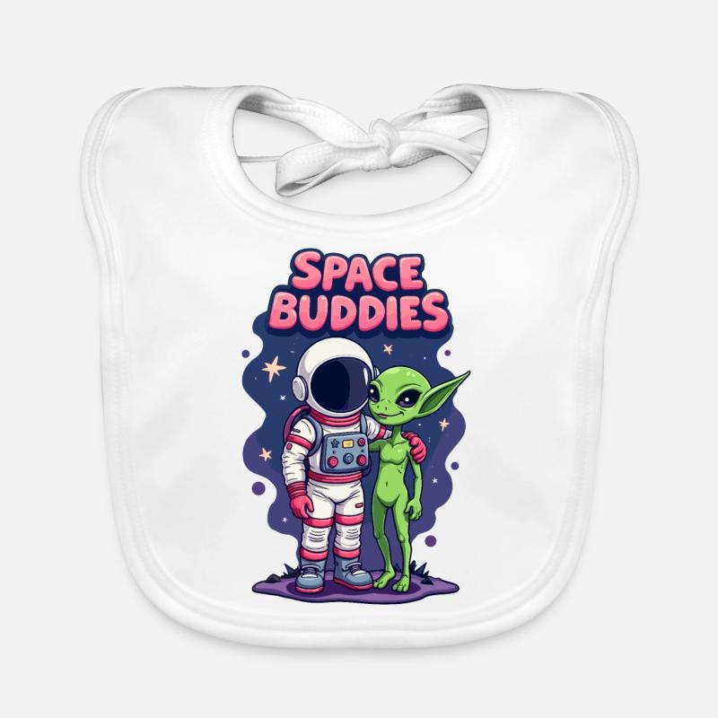 Space Buddies Organic Baby Bibs