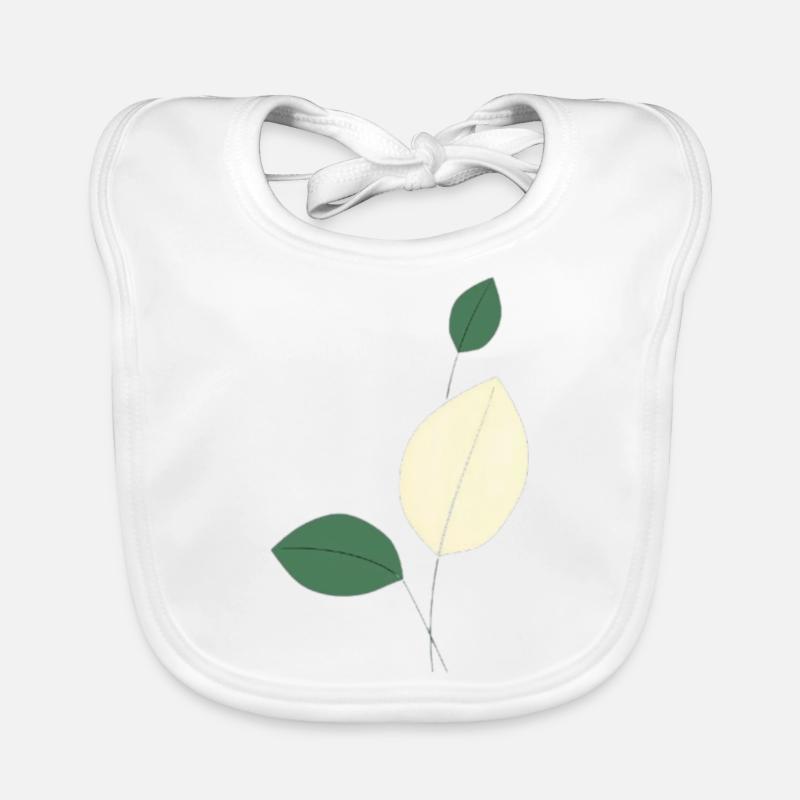 Feuilles Bavoir bio Bébé