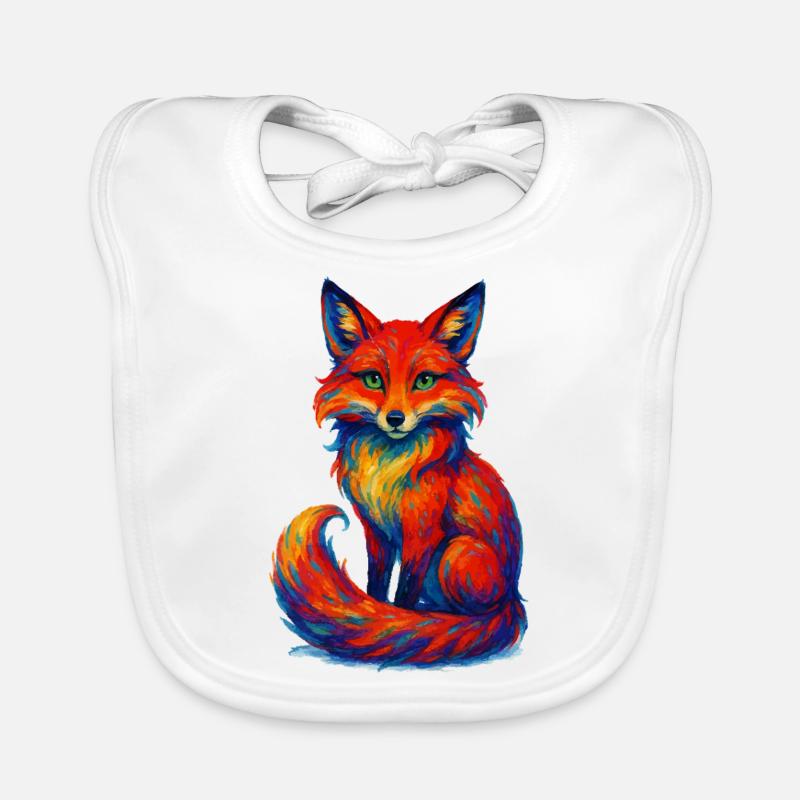 Fox Animal Organic Baby Bibs