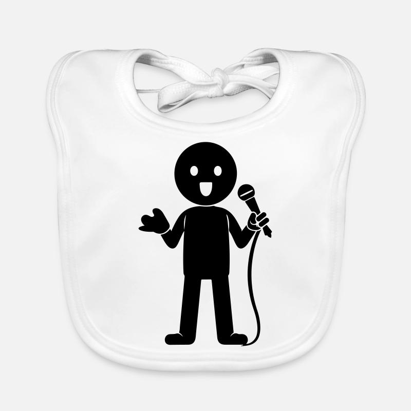 Entertainer Singer Organic Baby Bibs