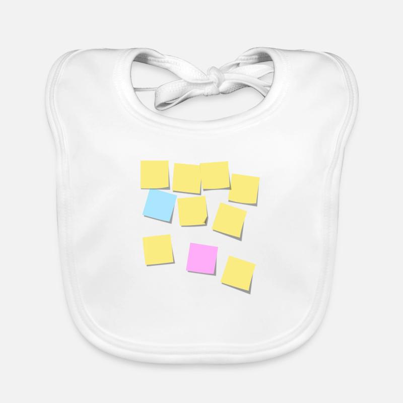 Post-it notes Bavoir bio Bébé