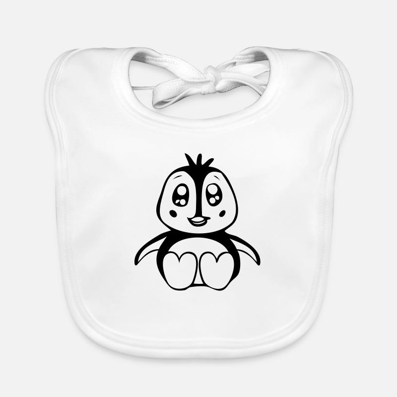 baby pinguin Bavoir bio Bébé