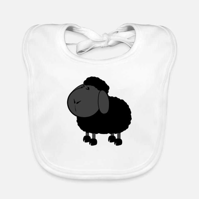 brebis galeuse Bavoir bio Bébé